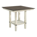 Intercon Glenwood Gathering Height Table, Rubbed White Charcoal