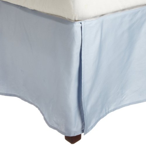 Wrinkle Free - Egyptian Quality Solid Bed Skirt - Pleated Tailored 14' Drop - All Sizes And Colors, California King, Light Blue