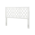 Comfort Pointe Thomas Chippendale White Wood Headboard - King