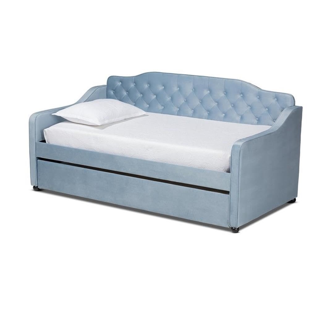 Baxton Studio Freda Daybed with Trundle - Thumbnail 2