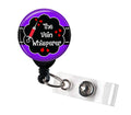 The Vein Whisperer - Retractable Badge Reel With Swivel Clip And Extra-Long 34 Inch Cord - Badge Holder/Nurse Badge/Hospital Bad