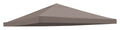 Benefitusa Replacement 10'X10'Gazebo Canopy Top Patio Pavilion Cover Sunshade Polyester Single Tier (Taupe)
