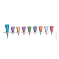 Yair Emanuel Multicolor Cone Shaped Hanukkah Menorah