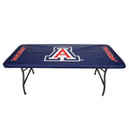 Collegiate Kwik-Covers Rectangle Plastic Table Covers, Bundle Of 2 (University Of Arizona, 8')