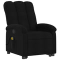 vidaXL Stand Up Massage Recliner Chair - Power Lift Armchair, Manual Reclining, Vibration Massage, Dark Gray Fabric, Comfort Des