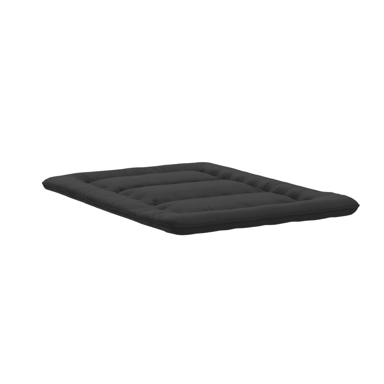Maxyoyo Japanese Floor Mattress Futon Mattress, 4' Thicken Tatami Mat Sleeping Pad Foldable Roll Up Mattress Boys Girls Dormitory Mattress Pad Kids Floor Lounger Pillow Bed, Black, Twin Size