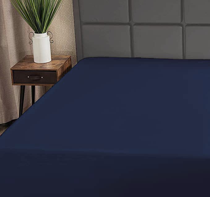 Superity Linen California King Fitted Sheet Only, 100% Cotton Cool And Breathable , Machine Wash And Dry Cal King Fitted Sheet 7
