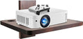 Carpentray Floating Projector Wall Mount Dvd Shelf Wooden Floating Entertainment Center Supports 24Lbs,Perfect For Projector,Dvd