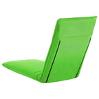 vidaXL Sunlounger, Folding Sunbed, Lounge Chair, Outdoor Chaise Lounge Chair for Camping Beach Poolside Balcony, Modern Style, Oxford Fabric Green