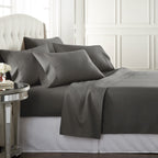 Danjor Linens King Size Sheets Set - 6 Piece Set Including 4 Pillowcases - Deep Pockets - Breathable, Soft Bed Sheets - Wrinkle