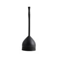 Casabella Plunger with Hideaway Caddy - Toilet Plunger and Caddy Combo, Tackles Tough Clogs, Hideaway Caddy, Internal Drip Tray,
