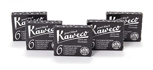 Kaweco Fountain Pen 30 Ink Cartridges Short Black