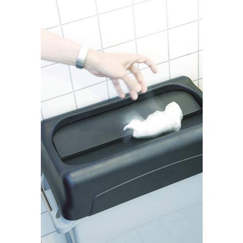 Rubbermaid Commercial Products Slim Jim Trash Can Swing Lid, Beige, Plastic, Compatible With 23 Gallon Slim Jim Containers/Garba