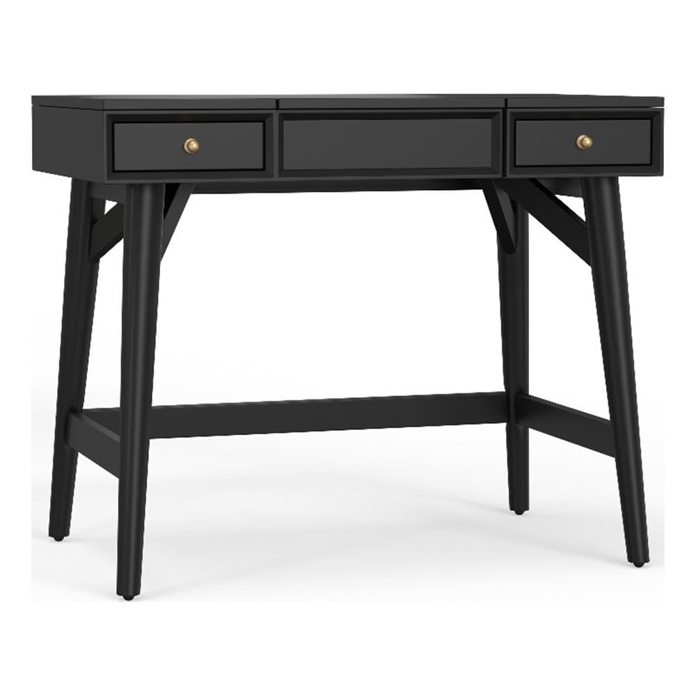 Alpine Furniture Flynn Bedroom Vanity, Black