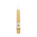 Big Dipper Wax Works Beeswax Taper Candles, Hand Dipped Pure Beeswax Candle, 12-Hour Long Burn, Natural Colored, 12 x 7/8, All N