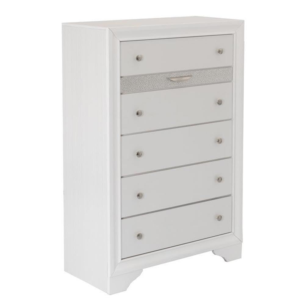 Best Quality Furniture Catherine Chest Only Only, White