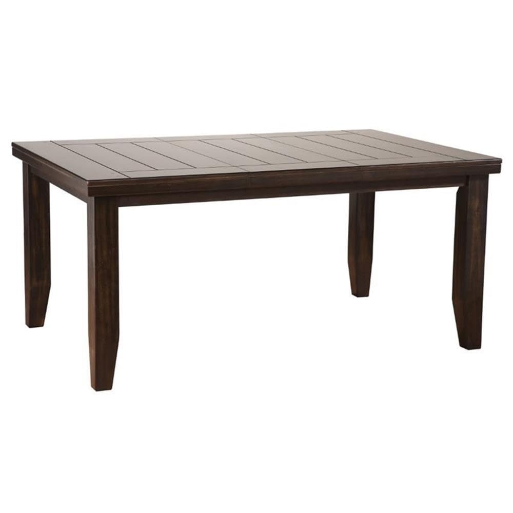 Acme Urbana Rectangular Wooden Extendable Dining Table In Espresso