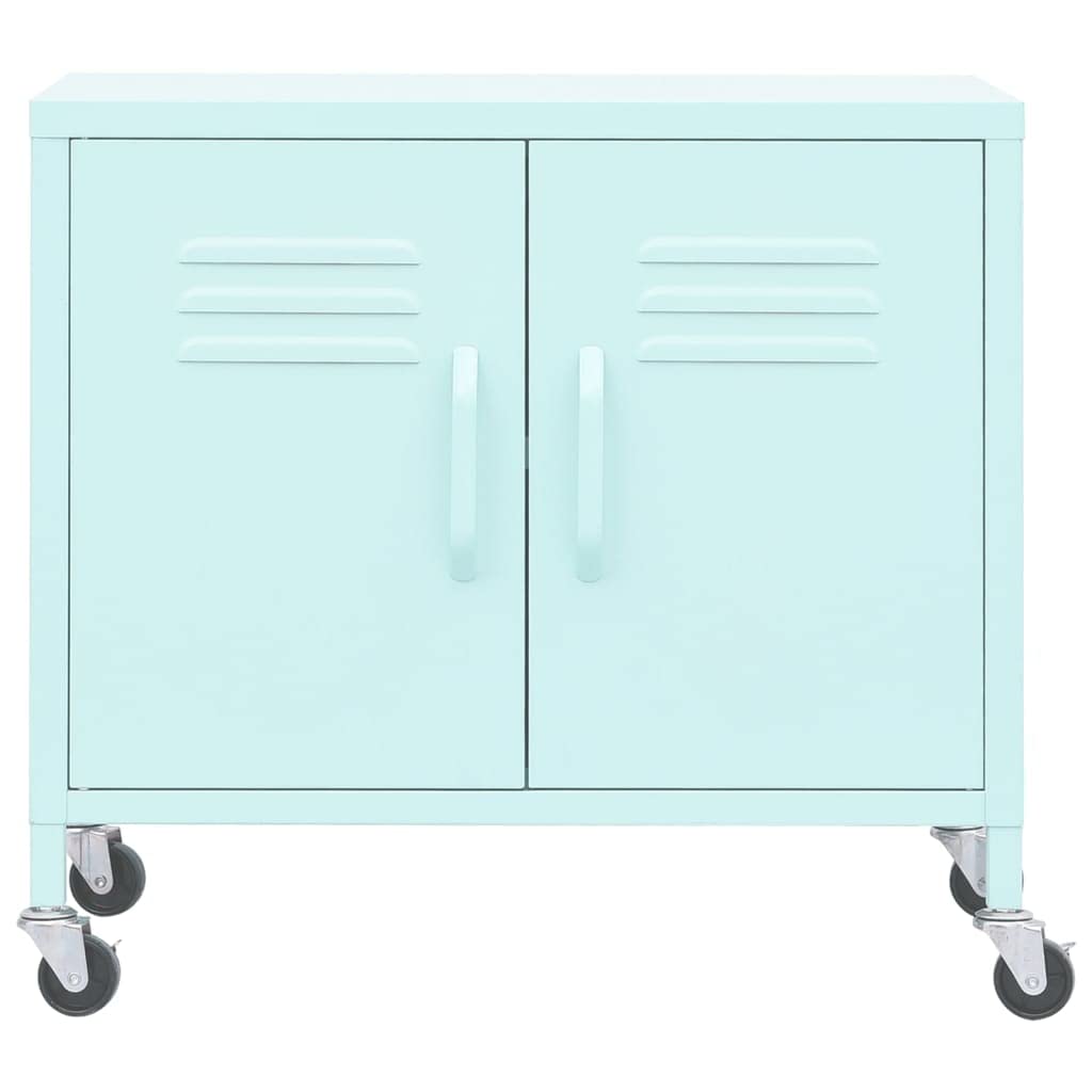 vidaXL Storage Cabinet Mint 23.6&quot;x13.8&quot;x19.3&quot; Steel