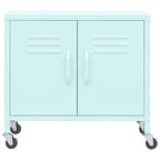 vidaXL Storage Cabinet Mint 23.6"x13.8"x19.3" Steel
