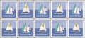 Sailboats Postcard Stamps (1/2 Sheet (10 Stamps))