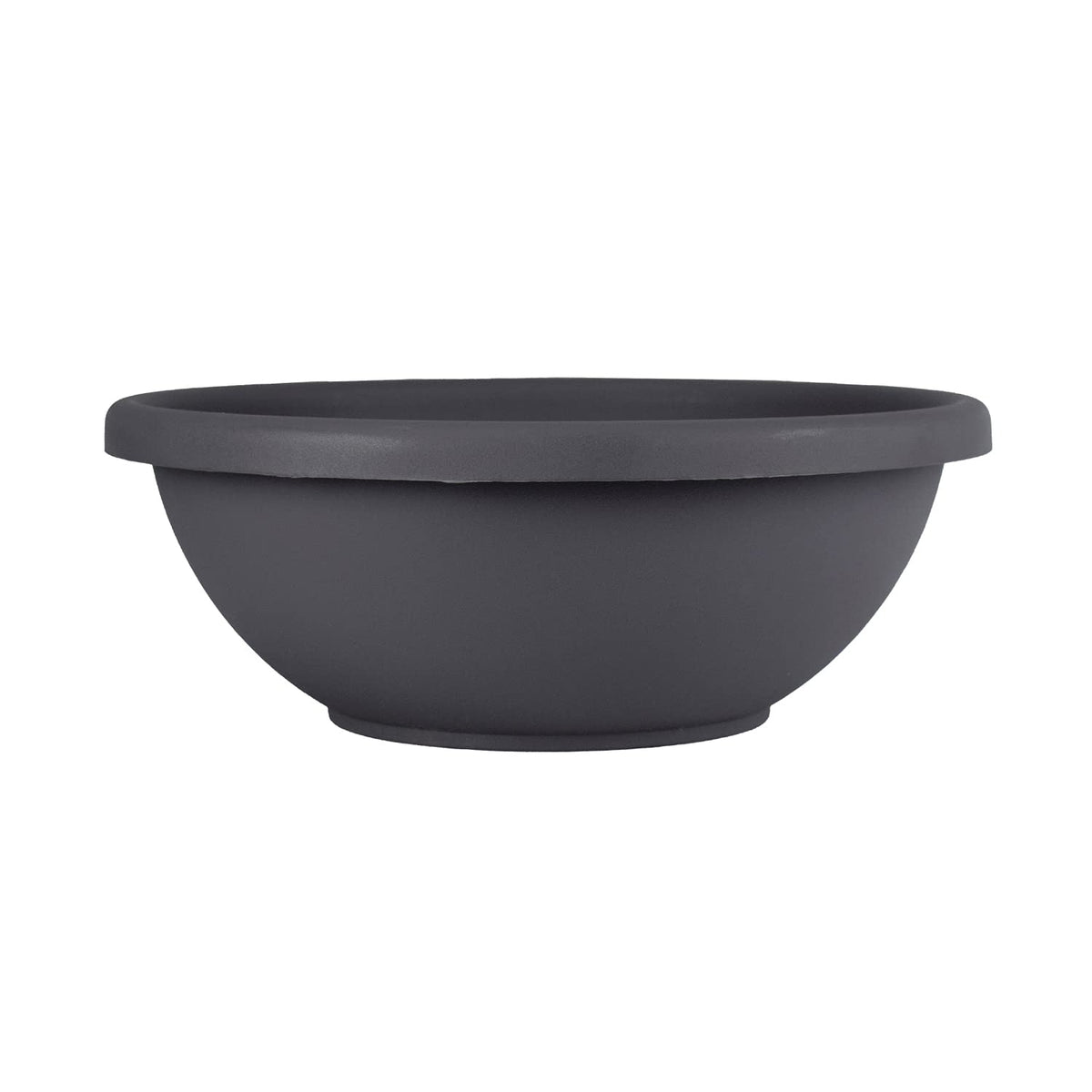 The Hc Companies 15.5 Inch Large Garden Bowl Planter - Shallow Plant Pot With Drainage Plug For Indoor Outdoor Flowers, Herbs, W