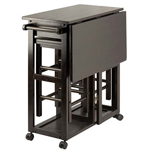 Ergode Wood Suzanne 3-Piece Space Saver Set: Versatile, Compact, Coffee Finish