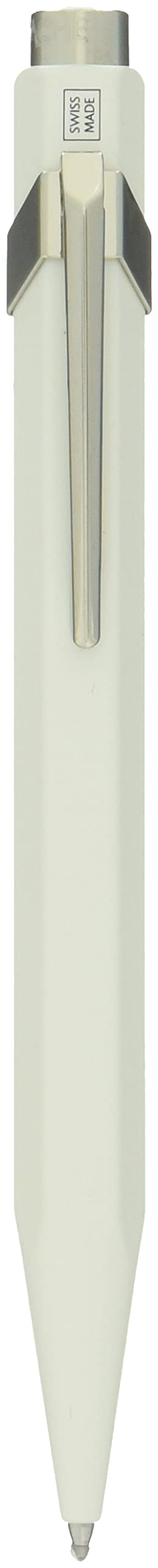 Caran D'Ache Nf0846-001 Caran D'Ache Ballpoint Pen, Water-Based, 849, Matte White, Genuine Imported