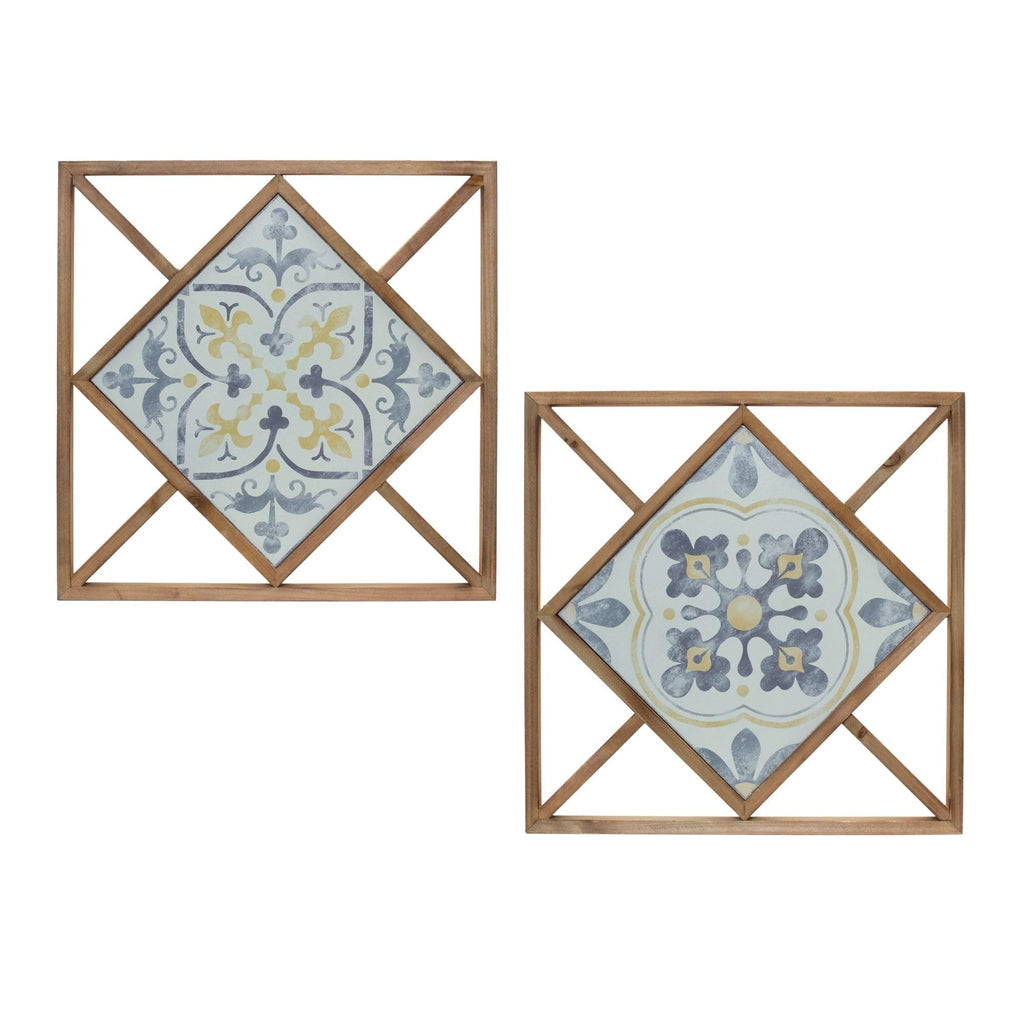 Metal Wall Tile (Set Of 2)