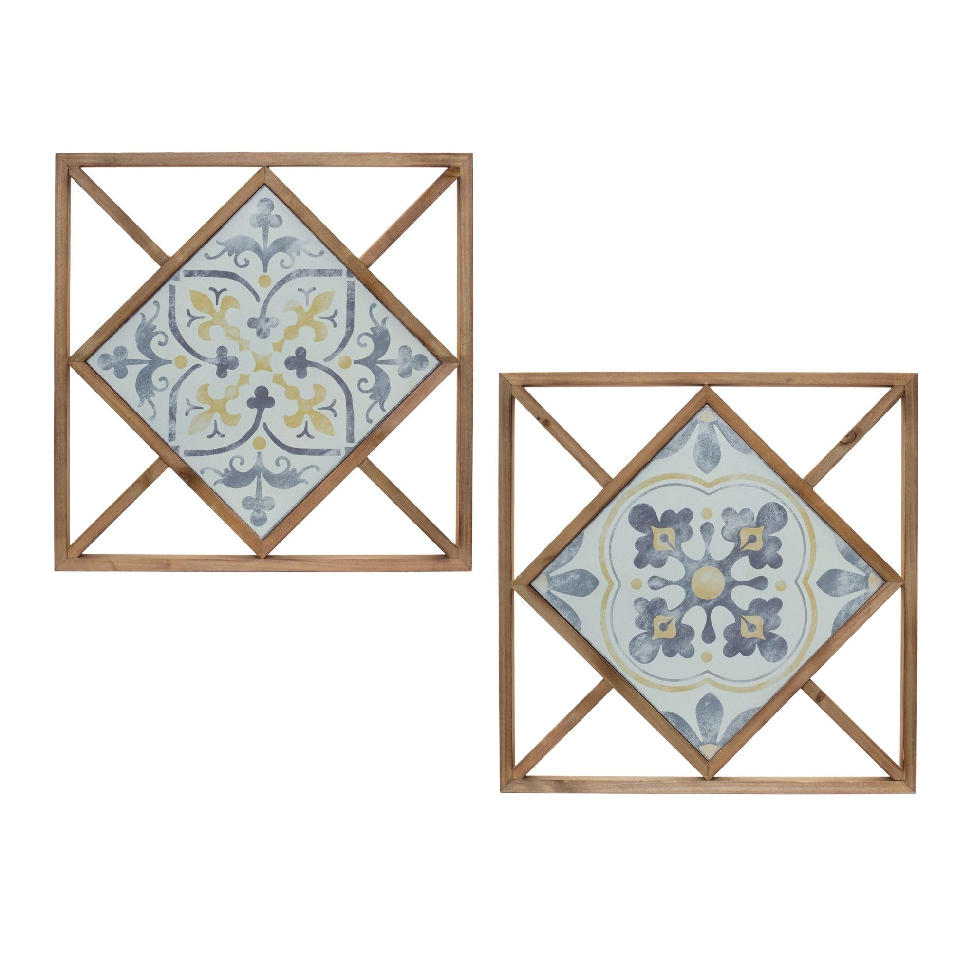 Metal Wall Tile (Set Of 2)