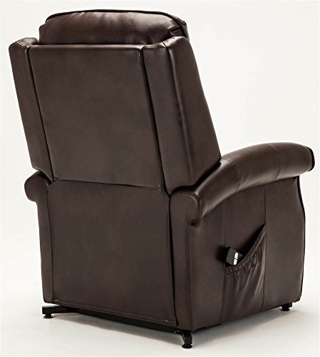 Comfort Pointe Lehman Brown Faux Leather Traditional Lift Chair