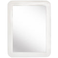 CEREM Locker Mirror Magnetic for Boys and Girls Locker, White 5 x 7 - Real Glass Magnetic Mirror for School Locker, Office, Home