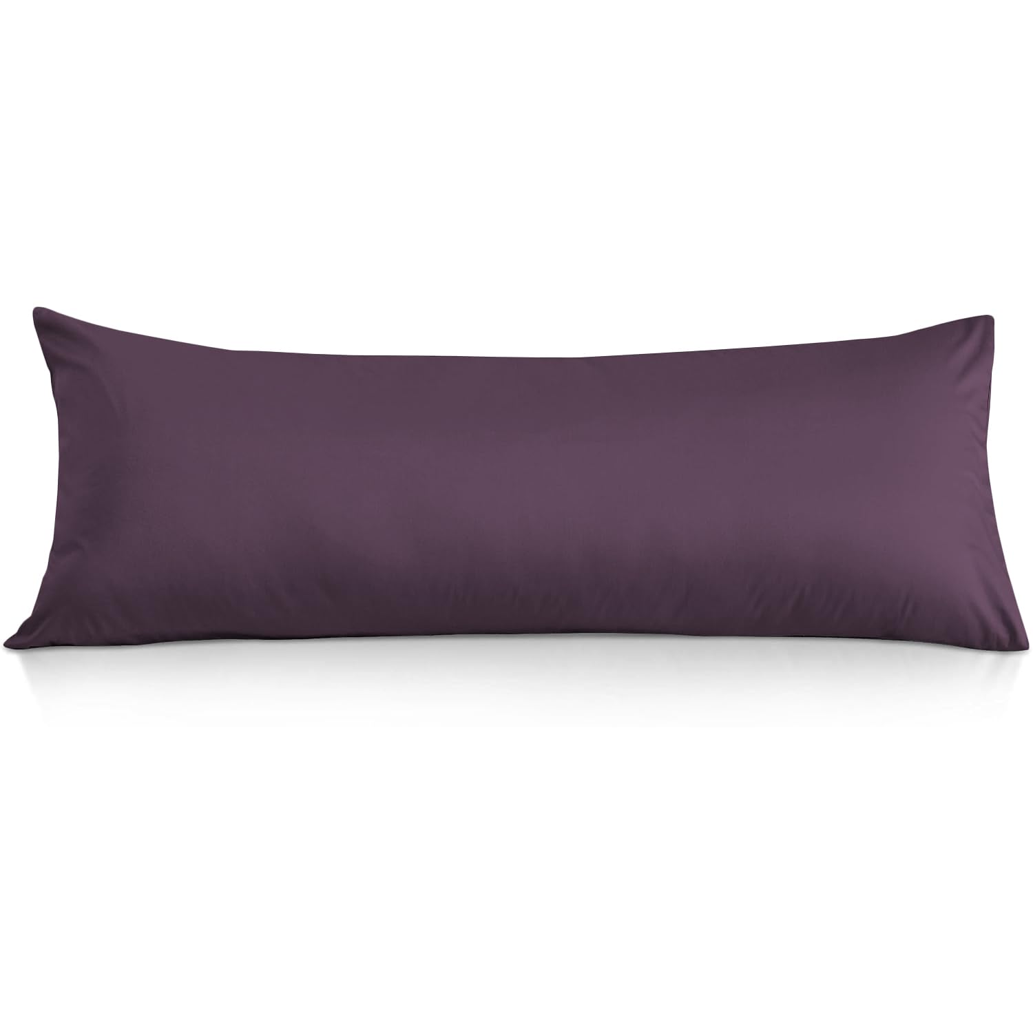 Body Pillow Cover 20X72 Body Pillow Case 100% Soft Egyptian Cotton Hotel Quality 1-Pieces Plum Body Pillow Cover Premium 600 Thr