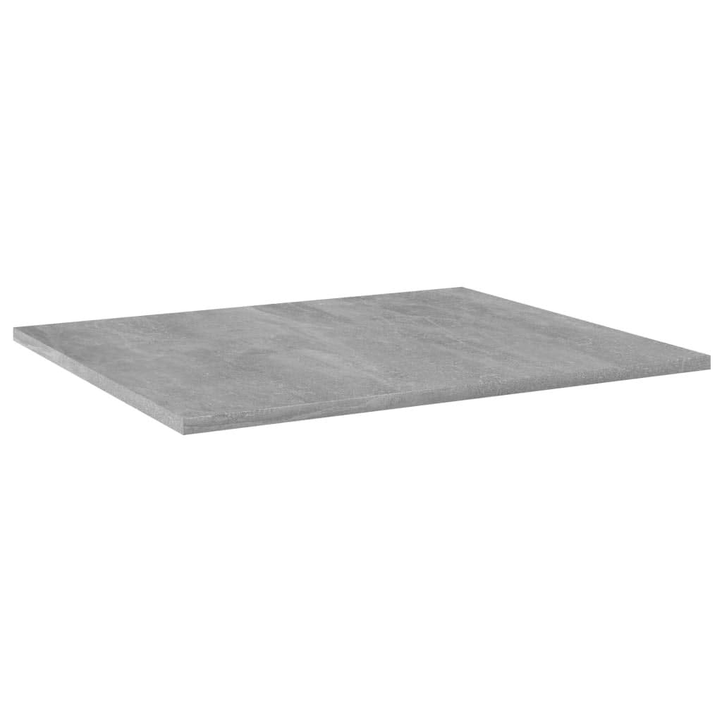 Bookshelf Boards 8 pcs Concrete Gray 23.6&quot;x19.7&quot;x0.6&quot; Chipboard