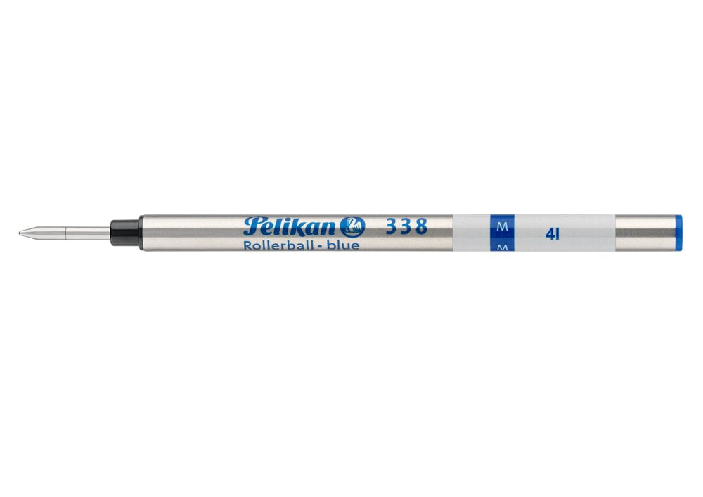 Pelikan 338 Rollerball Refill, For Pelikan Souveran And Celebry Rollerball Pens, Medium Point, Blue Ink, 1 Each (922187)