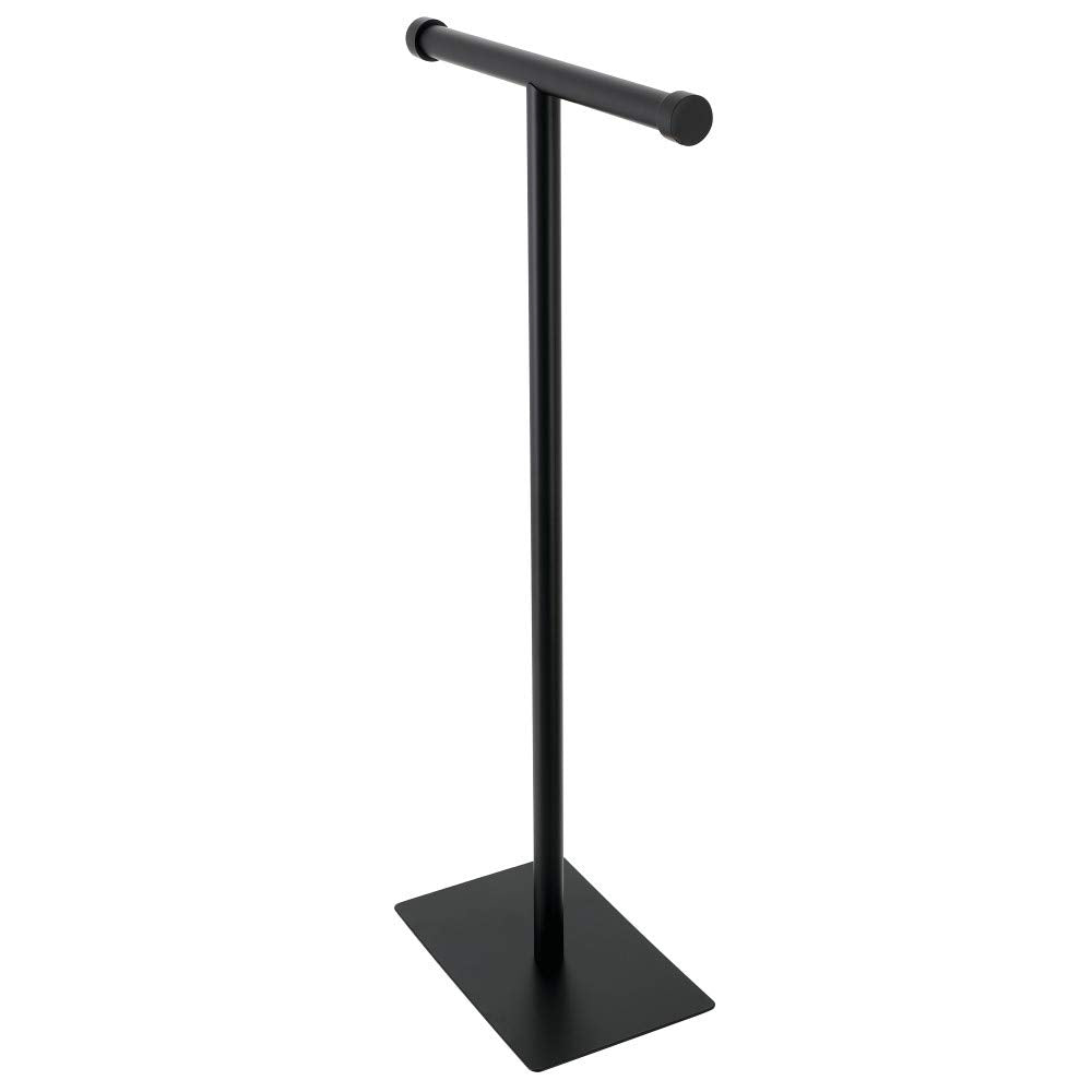 Kingston Brass CC8100 Claremont Freestanding Toilet Paper Stand, 11.63 x 5.13 x 22.81, Matte Black