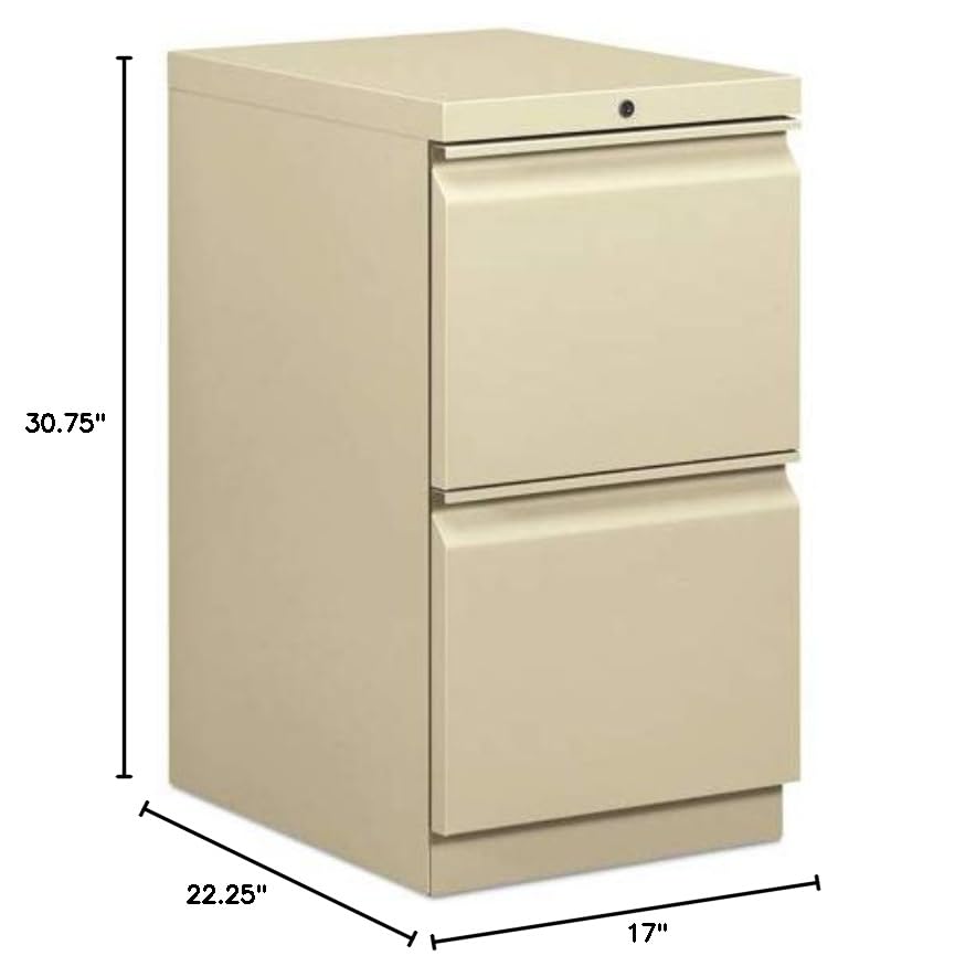 Hon Brigade Series Efficiencies 2 Drawer Mobile File Cabinet