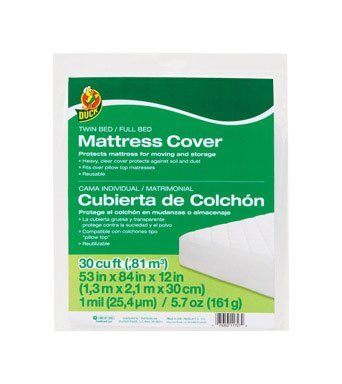 Duck Brand Mattress Cover 53 In. X 84 In. X 12 In. 2 / Full Size