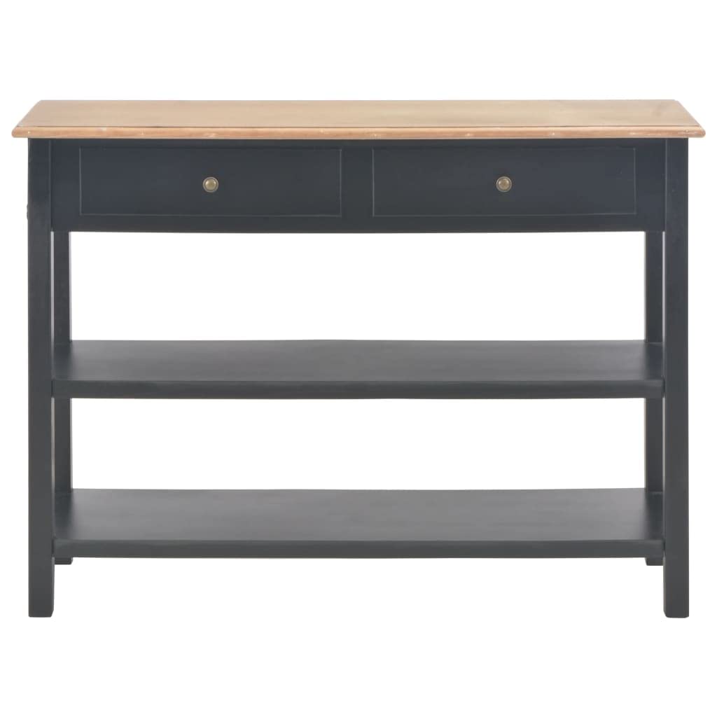 vidaXL Sideboard Buffet Sideboard Bar Cabinet with Storage Coffee Cabinet for Living Room Kitchen Rack Shelf Drawer Hallway Entryway Black MDF