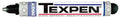 Reid Supply Company Dykem Texpen 60338 Black Medium Marking Pen - 16033 [Price Is Per Each]