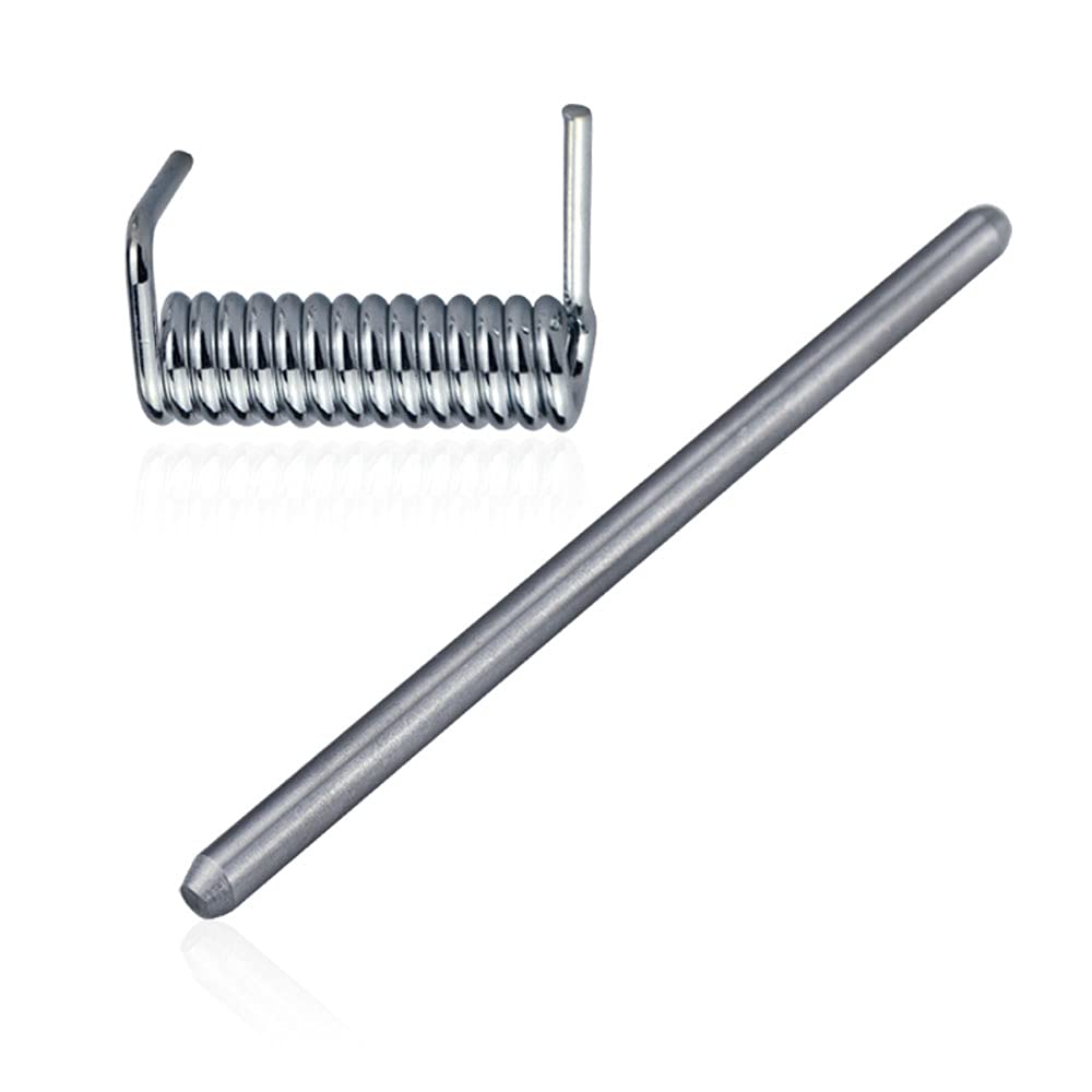 Huthbrother Chute Pin 747-0710A + Torsion Spring 732-1014C, Compatible With Mtd Craftsman Troy Bilt, Fits Used On 987-02516 (1)