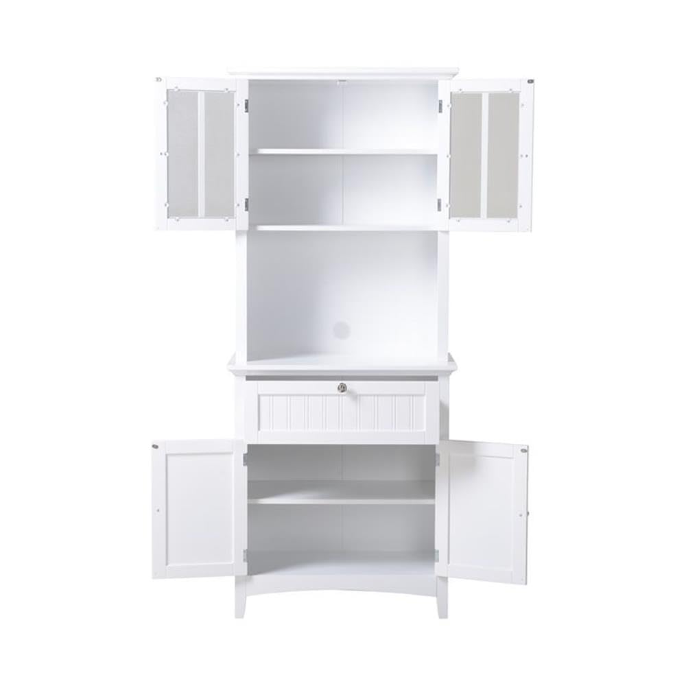 American Furniture Classics 25504 Hutch, Large, White