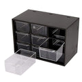 OTISTORES 9 Grid Mini Plastic Acrylic Multipurpose Drawer Storage Box for MultiLayer Jewelry Sundries Organizer Desktop Office 