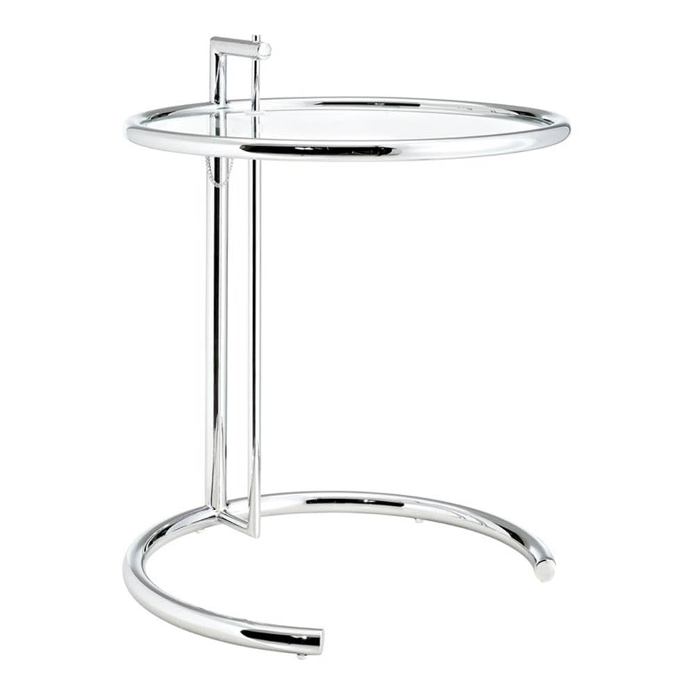 Modway Eileen Chrome Stainless Steel Side End Table