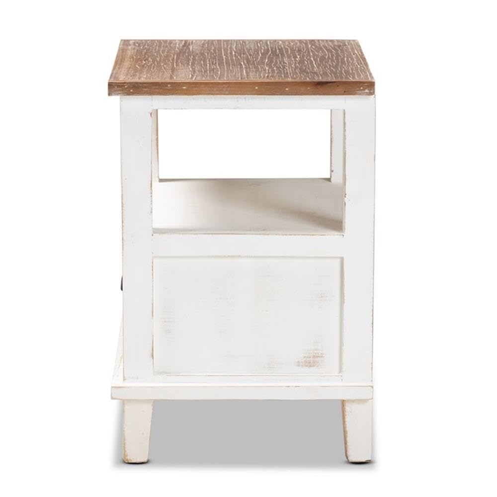 Baxton Studio Glynn Nightstand - Thumbnail 3