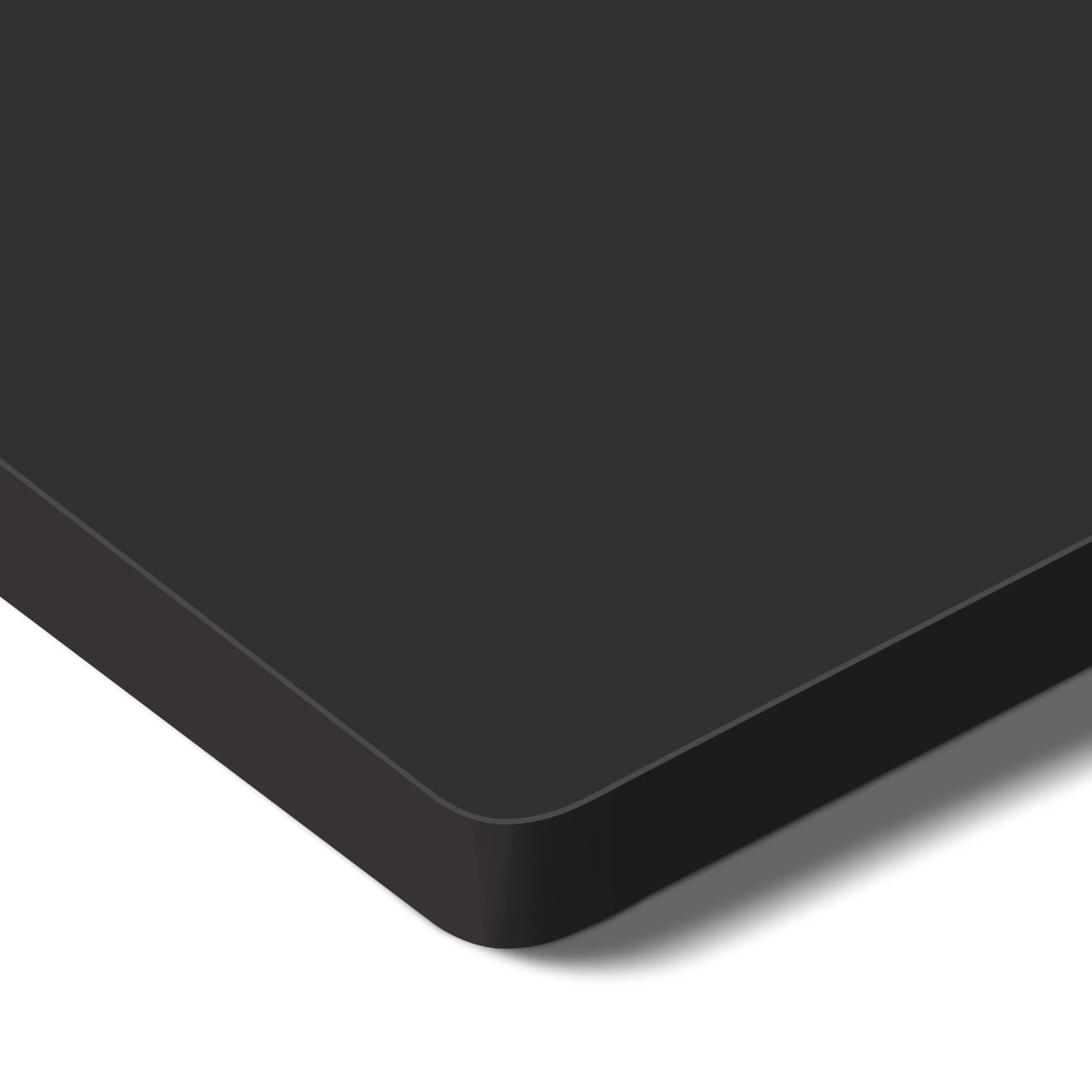 Sanodesk Whole-Piece Particle Board Table Top For Standing Desk And Home Office Desk Diy, 48X24X1 Inch Black Desk Top