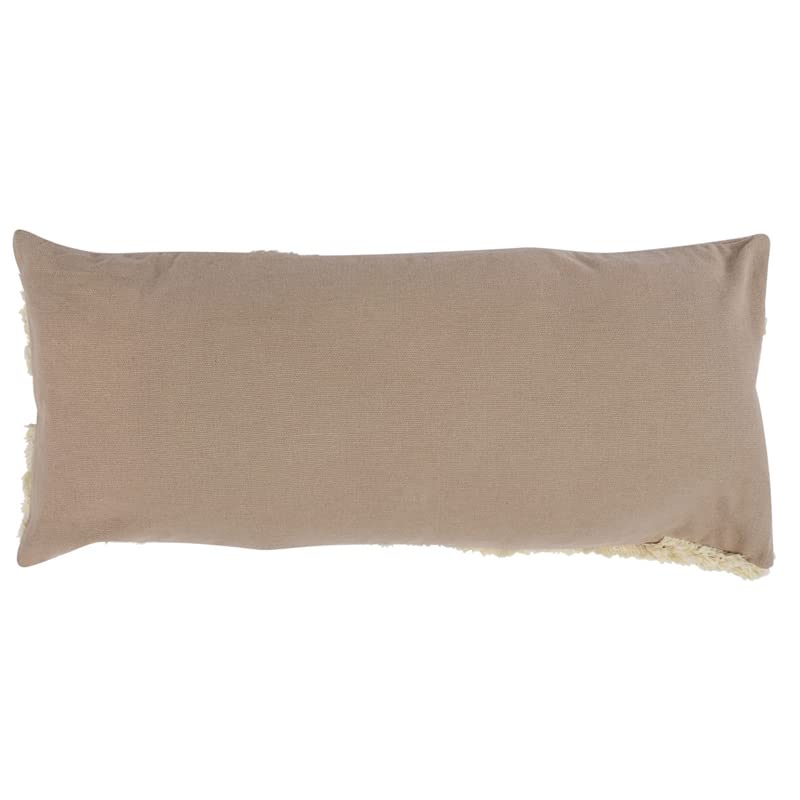 Kosas Home Meridian 16X36 Transitional Cotton Throw Pillow In Natural/Ivory