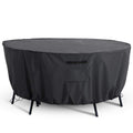 Tempera Outdoor Round Table Cover , Sectional Sofa , Dining Set Cover , Anti-Fading , Waterproof Patio Cover For Outdoor Furnitu