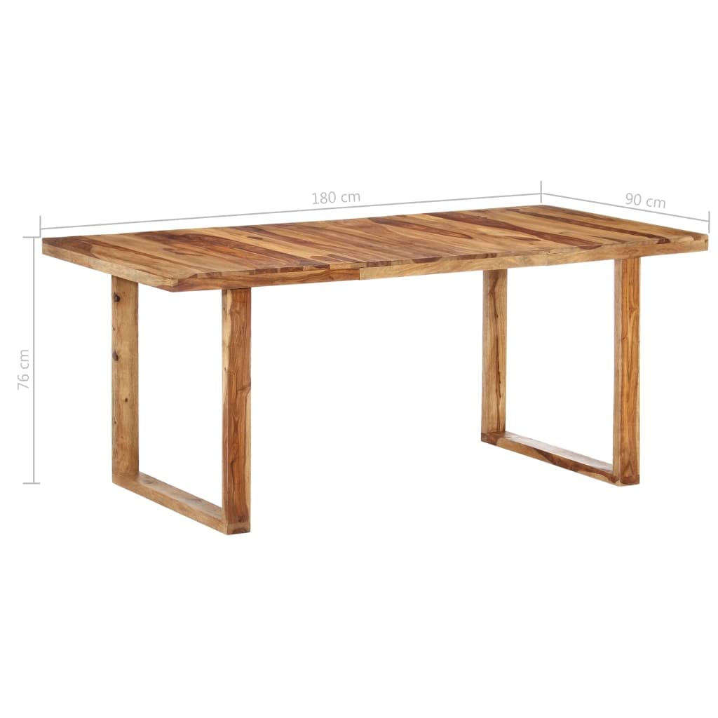 Solid Sheesham Wood Dining Table