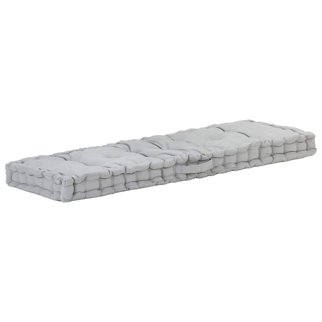 Aisifx Pallet Floor Cushion Cotton 47.2"x15.7"x2.8" Gray