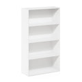 Furinno Pasir 4-Tier Bookcase/Bookshelf/Storage Shelves, White